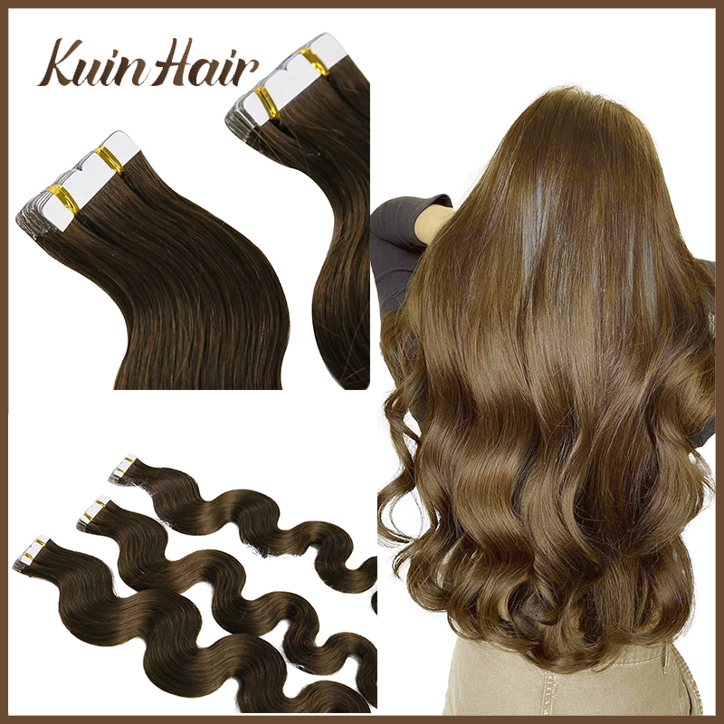 Invisible Tape In Extensions Real Hair - 테이프 인 헤어 익스텐션 바디 웨이브