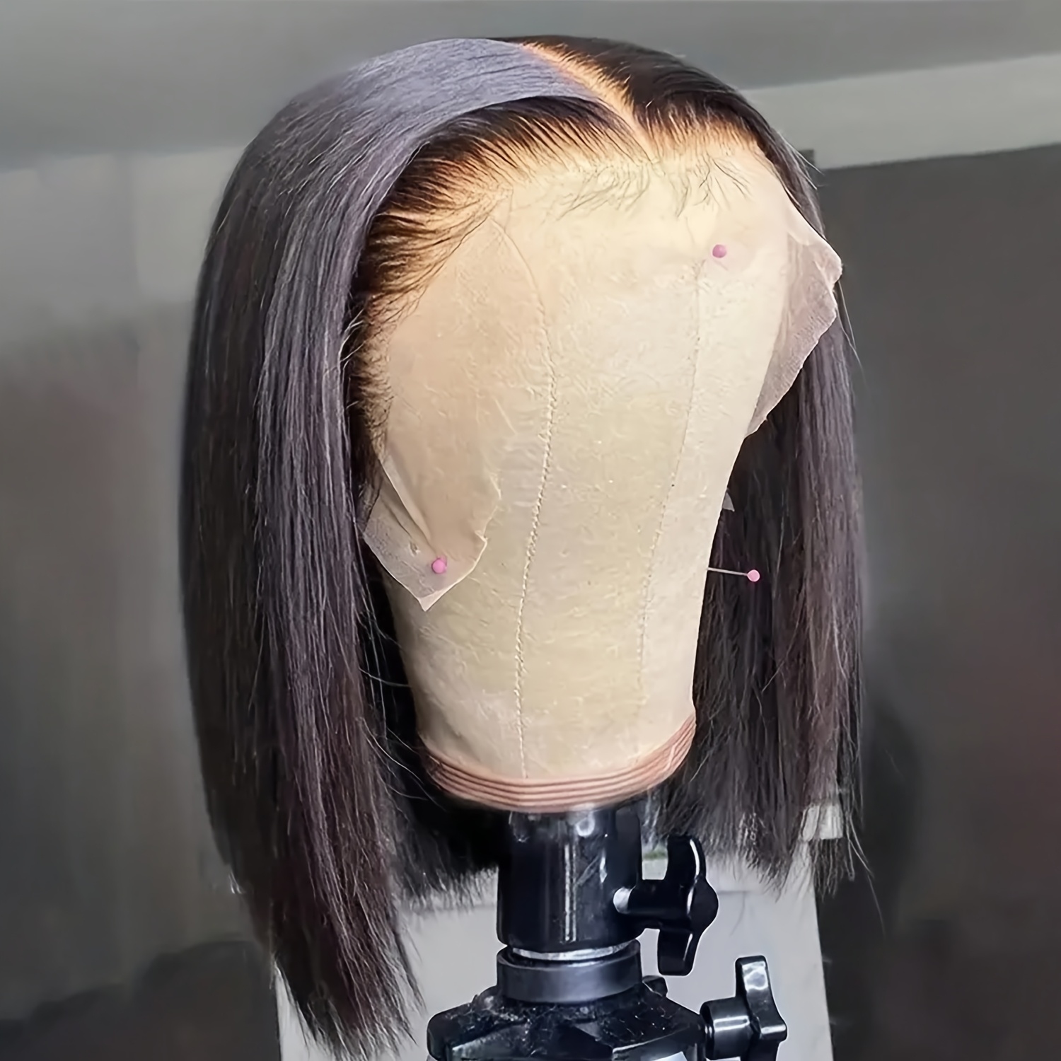 Glueless Wear And Go Human Hair Wig - 베트남산 230% 밀도의 스트레이트 밥 스타일