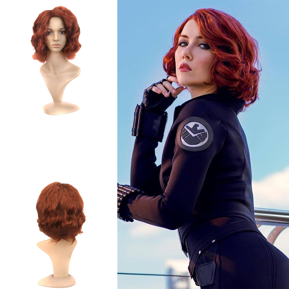 Synthetic Braided Wigs For Black Women - 블랙 위도우 스타일 코스프레 합성 짧은