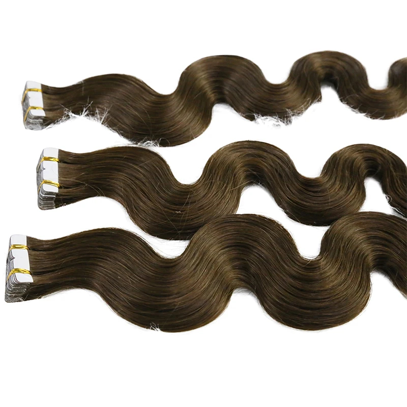 테이프 인 헤어 익스텐션 바디 웨이브 레미 접착식 인비 - Invisible Tape In Extensions Real Hair 리뷰 및 가격