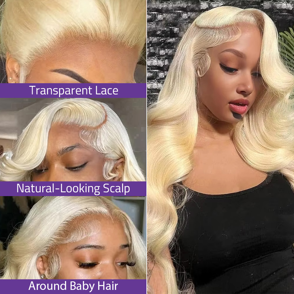 13x4 길이의 밝은 금발(613) 바디 웨이브 스타일 - 613 Blonde Body Wave Lace Front Wig 리뷰 및 가격