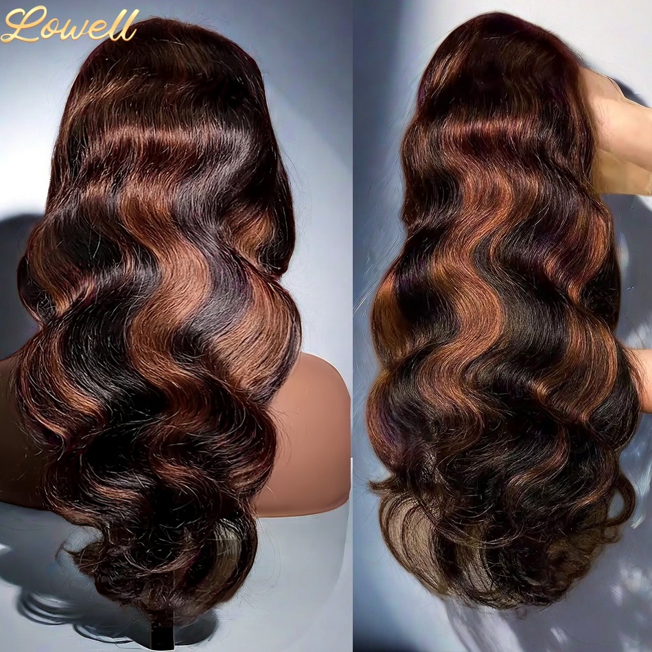 하이라이트 바디 웨이브 13x6 HD 옴버 레이스 프론 - Hd Lace Frontal Wig Human Hair Pre Plucked 리뷰 및 가격
