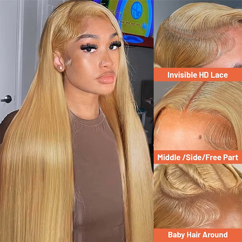 36인치, 180~220% 밀도, 스트레이트 스타일,  - Hd Lace Frontal Wig Human Hair Pre Plucked 리뷰 및 가격