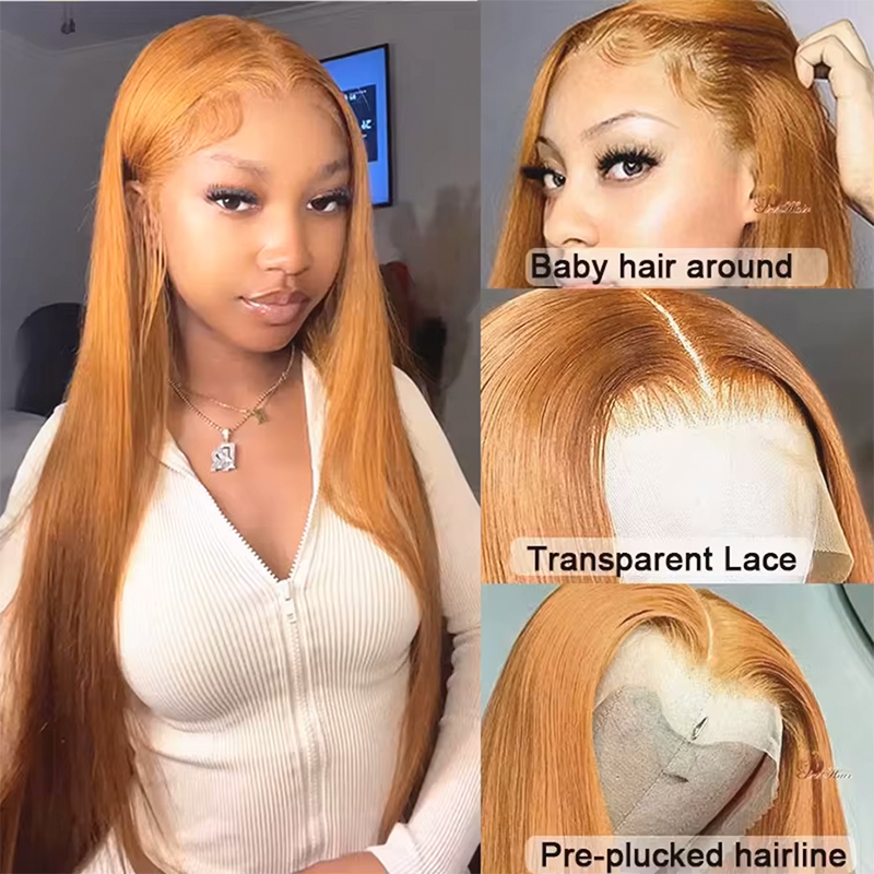 36인치, 180~220% 밀도, 스트레이트 스타일,  - Hd Lace Frontal Wig Human Hair Pre Plucked 리뷰 및 가격