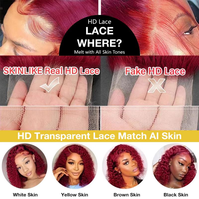 99j 딥 웨이브 레이스 프론트 헤어 가발, 250%  - Hd Lace Frontal Wig Human Hair Pre Plucked 리뷰 및 가격