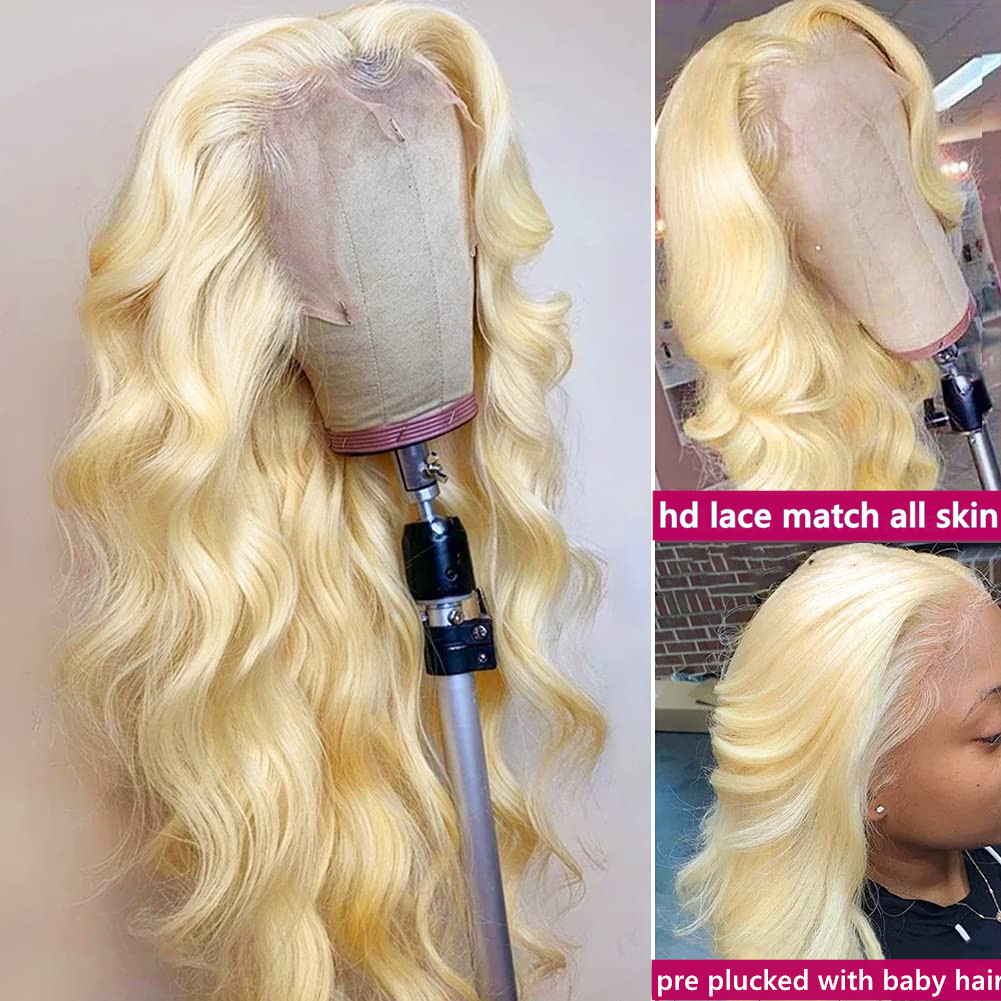 613 13x6 레이스 프론탈 가발 인모 바디 웨이브  - 613 Blonde Body Wave Lace Front Wig 리뷰 및 가격