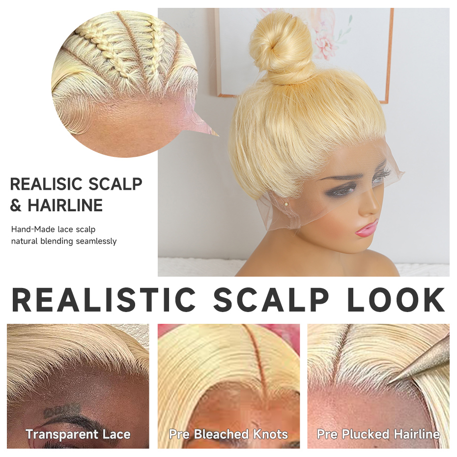 40 42인치 360 풀 레이스 가발, 본 스트레이트  - Hd Lace Frontal Wig Human Hair Pre Plucked 리뷰 및 가격