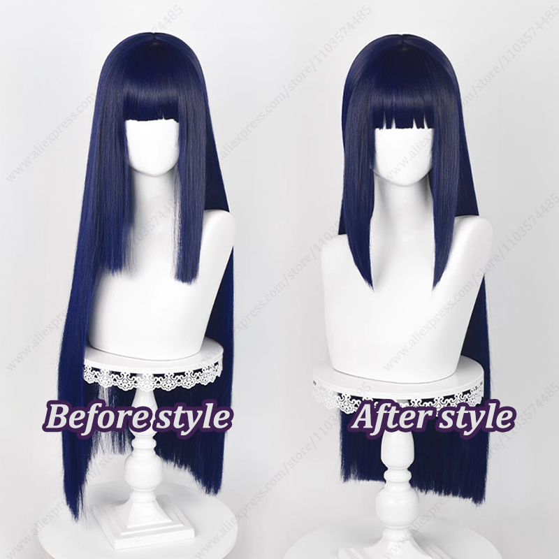히나타 히유가 코스프레 가발 블루 블랙 여성용 헤어 애 - Synthetic Braided Wigs For Black Women 리뷰 및 가격