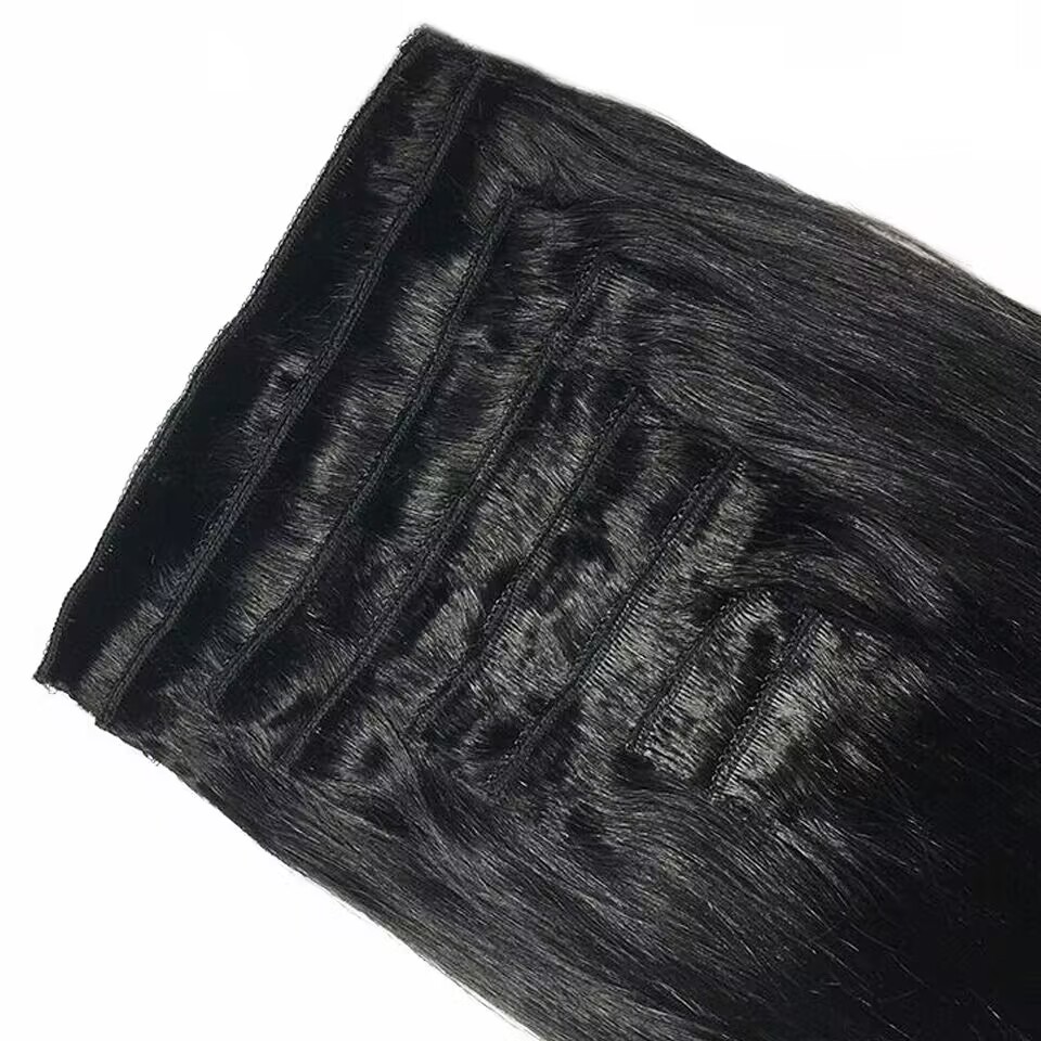 클립형 인모 헤어 익스텐션, 브라질산 버진 레미 인모, - Seamless Clip In Hair Extensions Human Hair 리뷰 및 가격